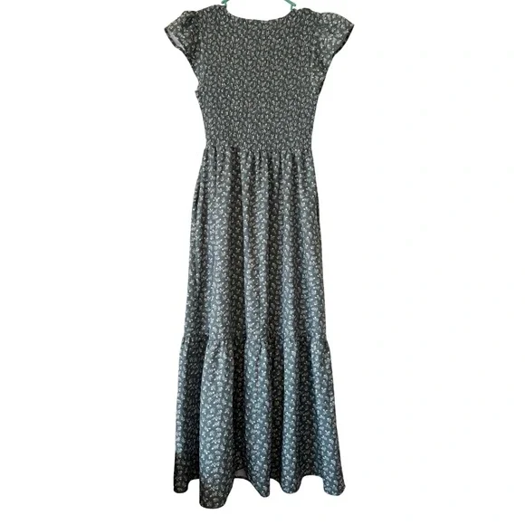 Ofeefan Green Floral Boho Maxi Dress - Picture 2 of 4